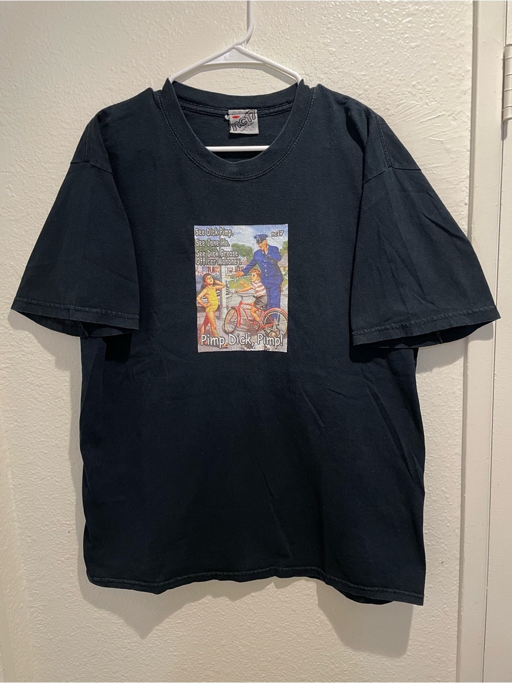 Vintage 90s NC-17 Skatewear Graphic Tee - Rare Archive Streetwear Size L